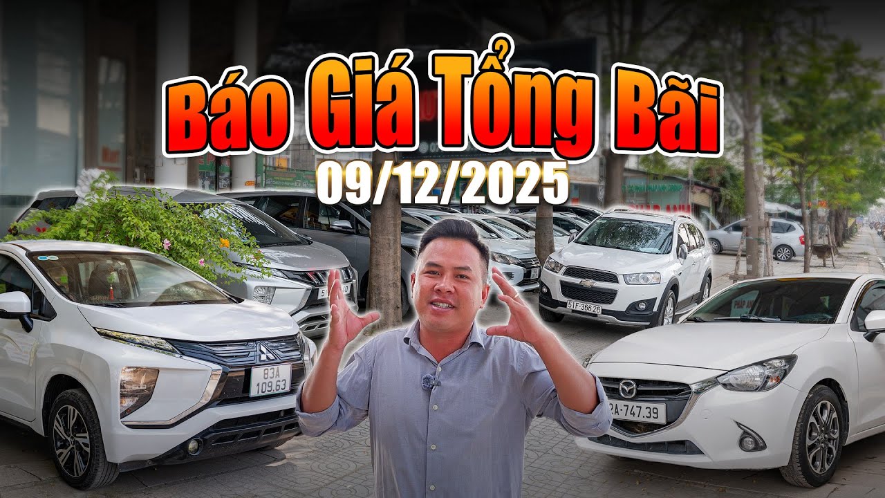 BÁO GIÁ TỔNG BÃI 09/12: Loạt xe mới về...Hơn 100TR loạt xe Morning, Fiesta...| Auto Car Pháp Anh