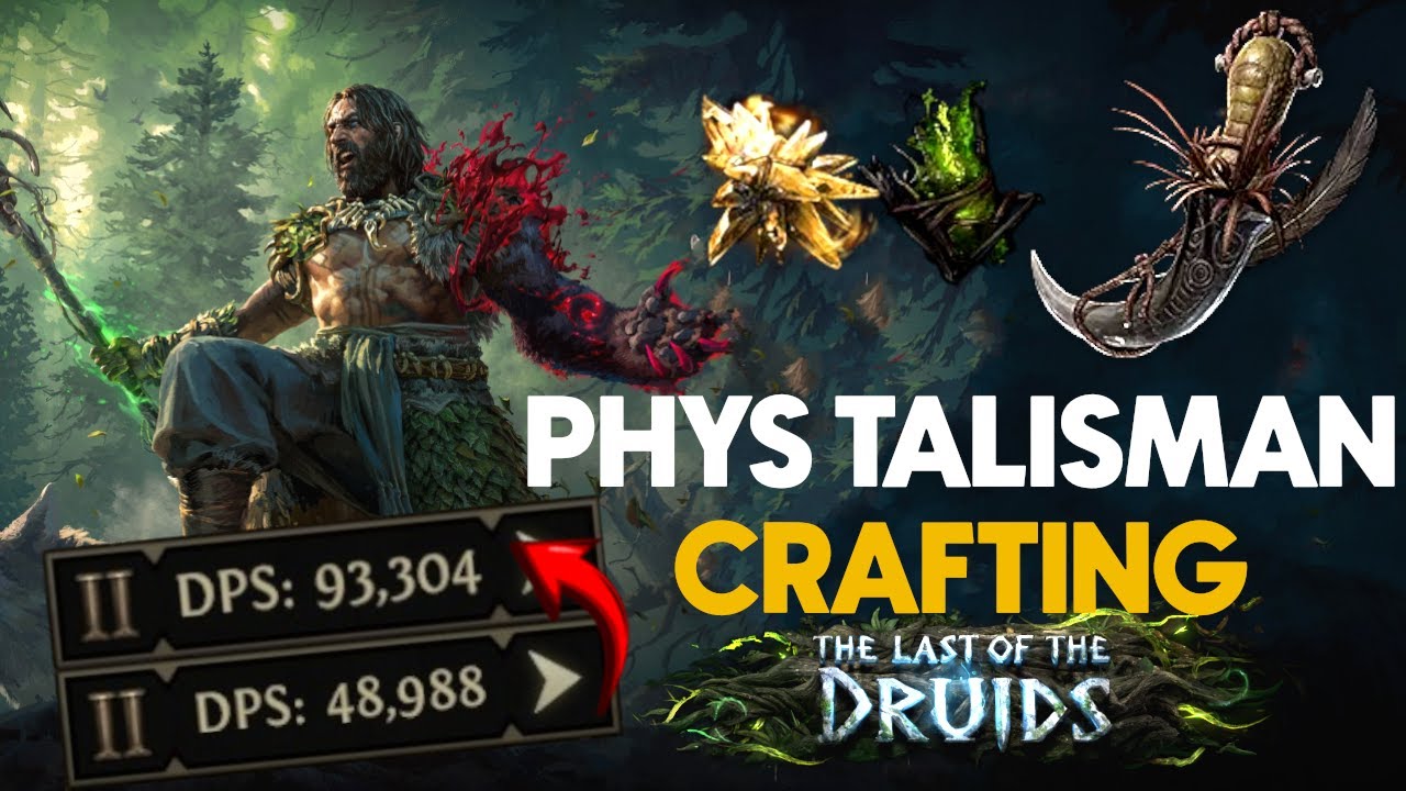 Как СОЗДАТЬ собственный физический талисман — Path of Exile 2 Last of the Druids