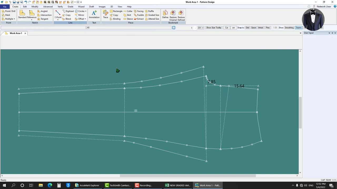 EXCEL SHEET TO HELP DRAFT TROUSER PATTERN طريقة رسم البنطلون بمساعدة شيت اكسيل جميل جدا