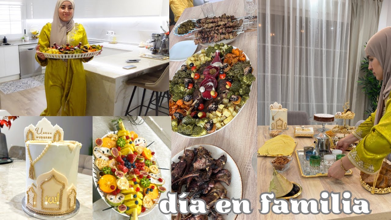 Fiesta bienvenida a mi suegra 🕋/ cordero al horno/ postre fácil/ reaparición mi suegro 😊