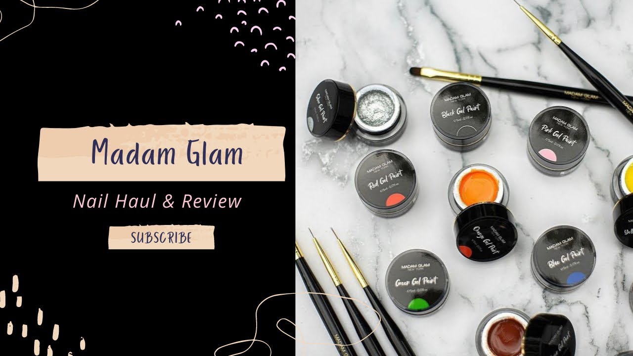 Madam Glam gel paint & brush set review