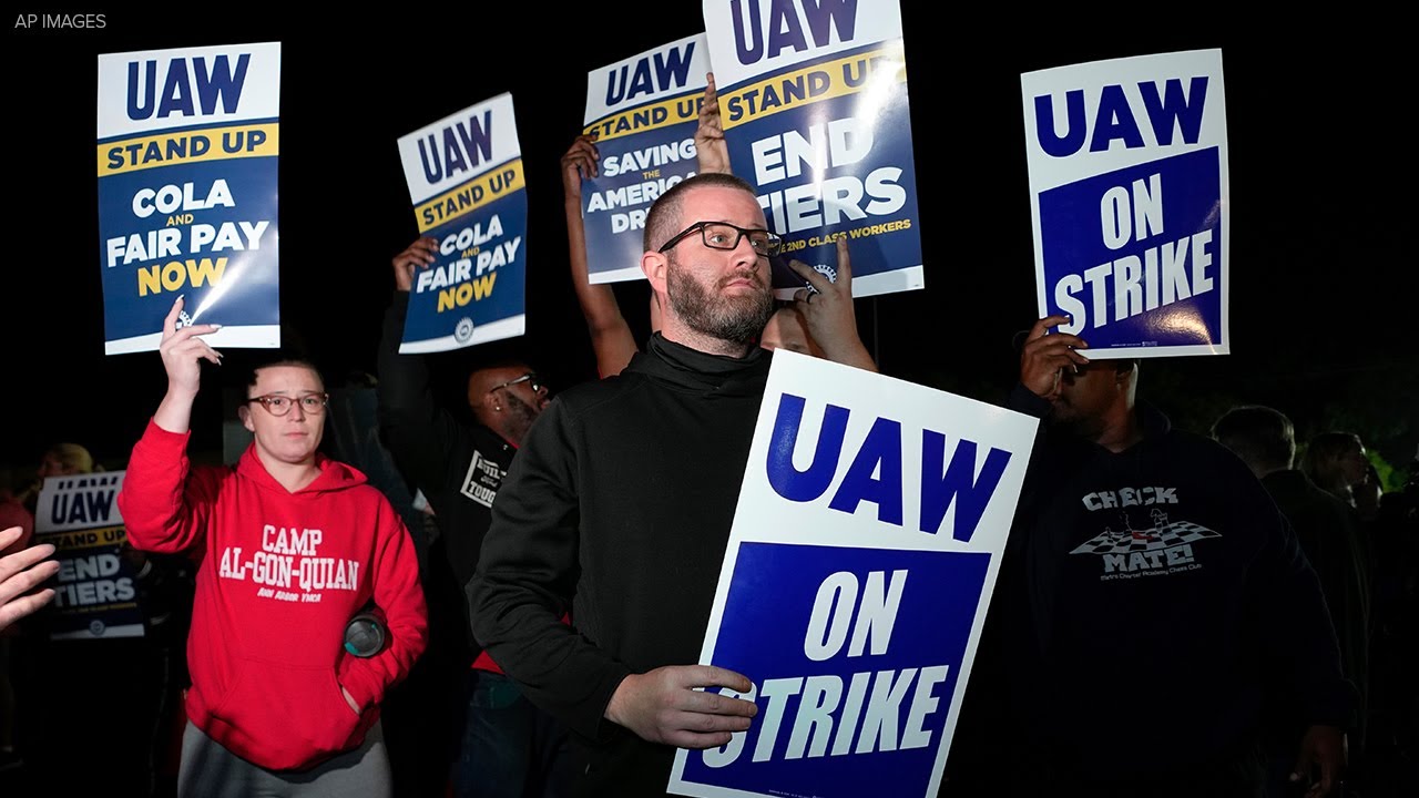United Auto Workers strike begins as union, automakers remain far from deal