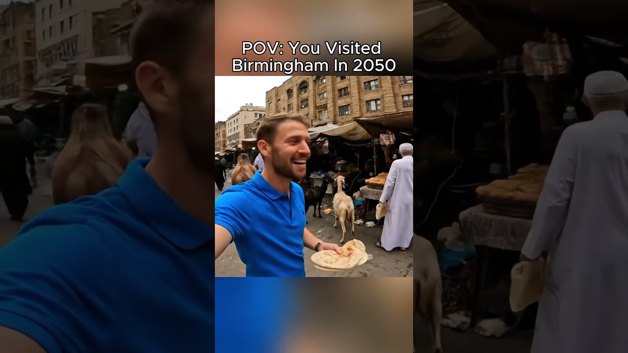 POV: You Visited Birmingham In 2050 #birmingham #england #london #veo3 #aivideo