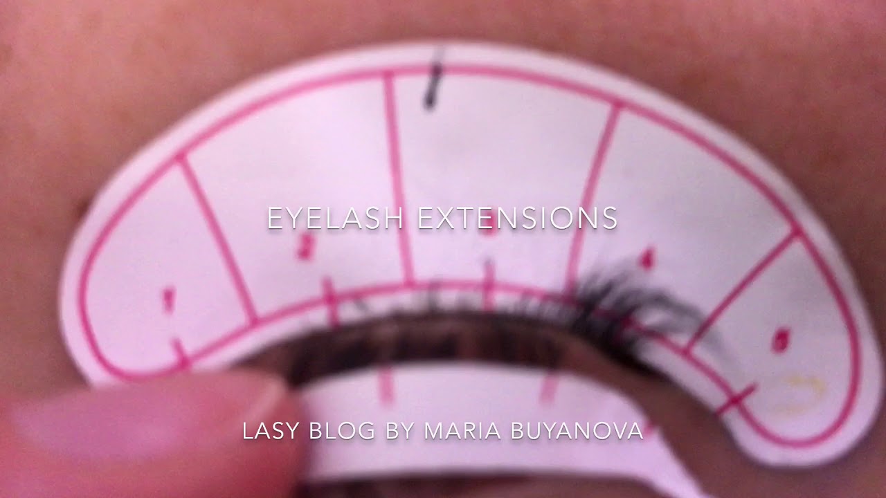 Работа с рядами/ EYELASH EXTENSIONS