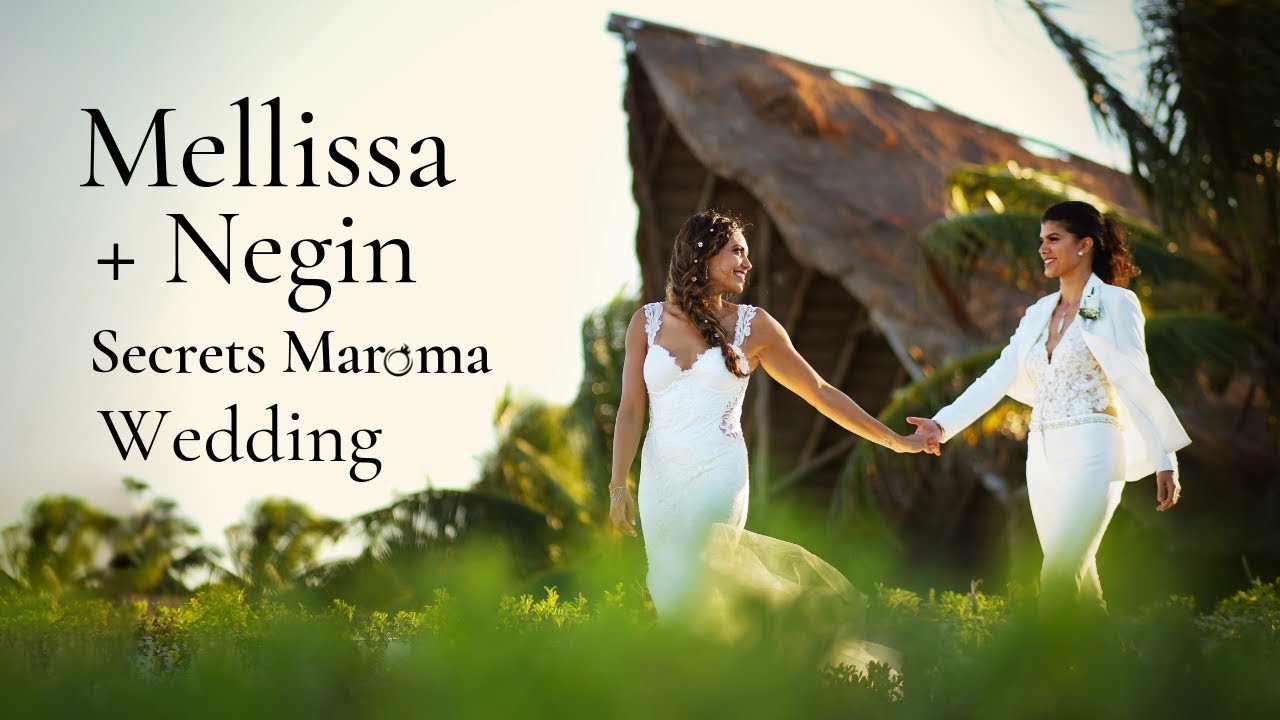 Bride and Bride Wedding | Secrets Maroma Lesbian Wedding