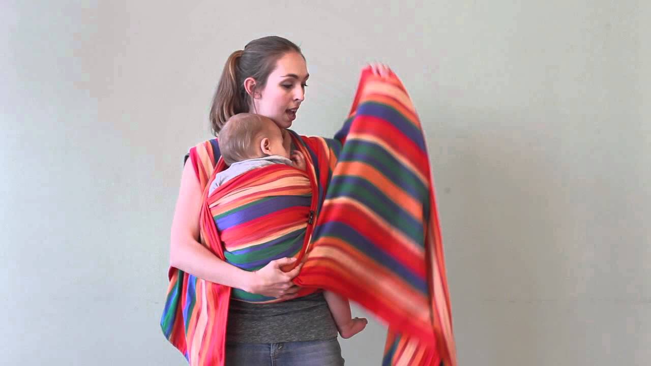 front wrap cross carry tied at shoulder fwcc tas