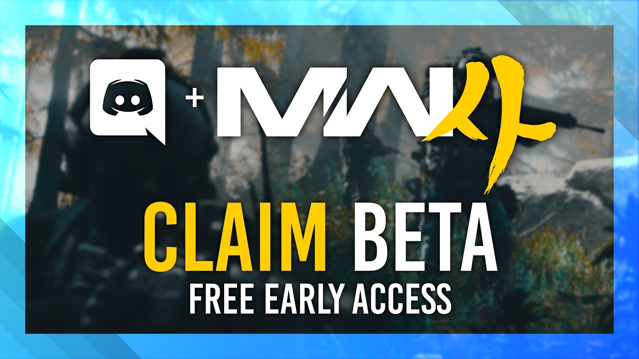 FREE: Claim COD MW4 Early Access Beta with Discord Nitro | Full Guide