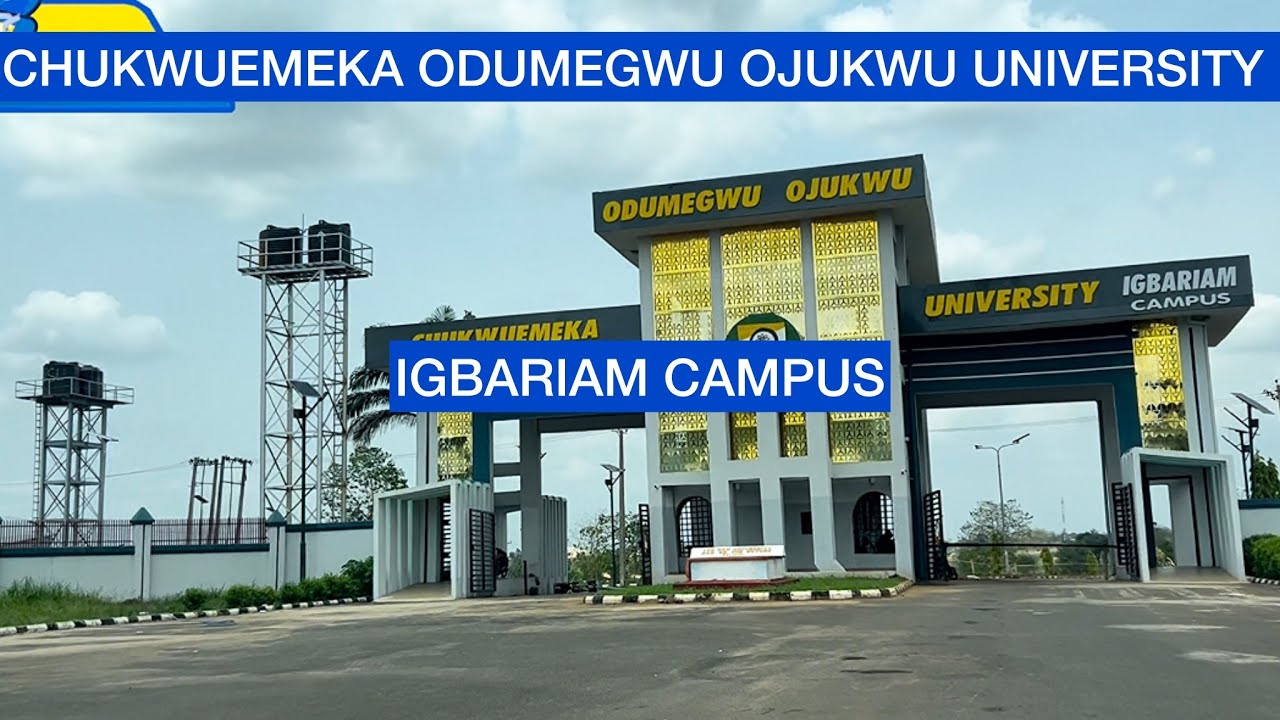 THIS IS CHUKWUEMEKA ODUMEGWU OJUKWU UNIVERSITY IGBARIAM CAMPUS ANAMBRA STATE NIGERIA. EXPLORE