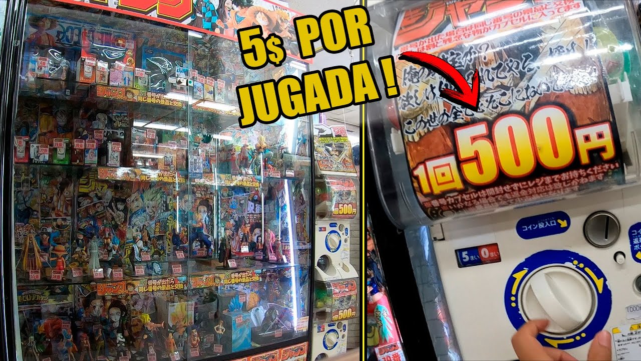 GANANDO FIGURAS AL AZAR EN JAPON ! GACHAPON RANDOM !