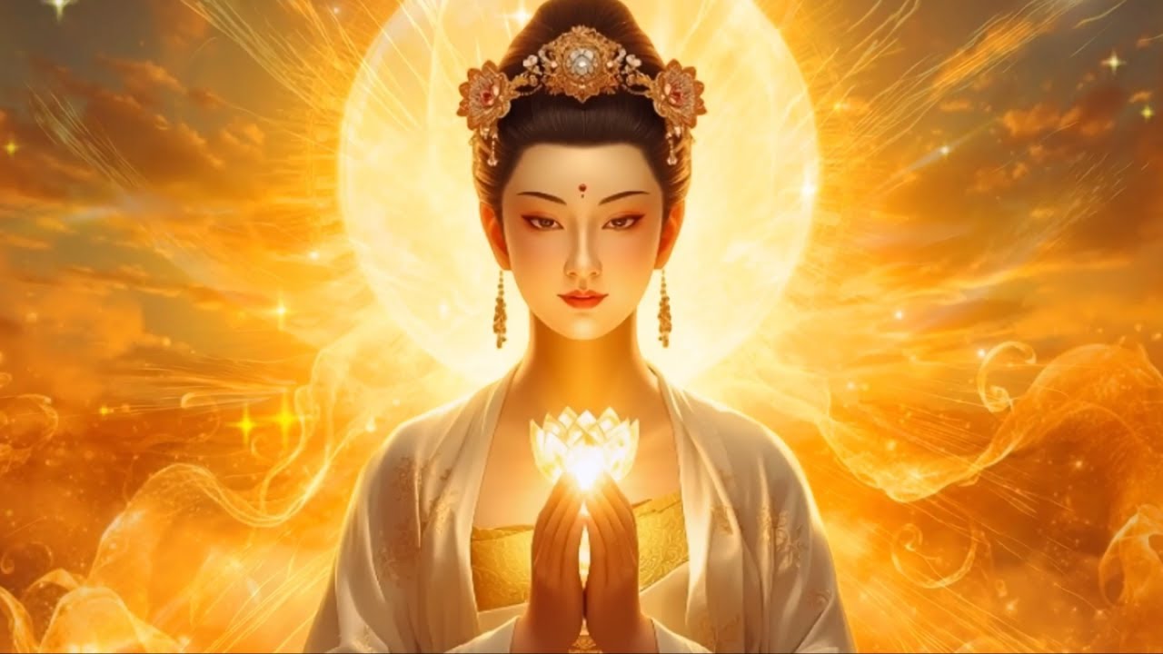 🌟 ЗОЛОТАЯ МАНТРА КУАНЬ ИНЬ 🪷 Пробуждённая энергия, мощная аура, удача и изобилие 💛