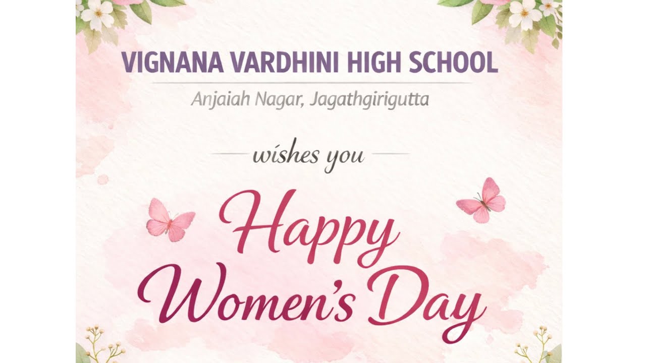 Celebrating the Power of Women 👸🌸 | Women’s Day Celebrations at Our School | VVHS