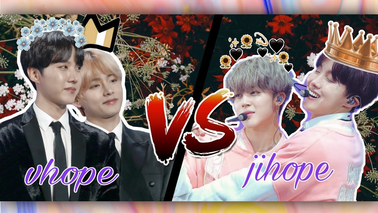 #vhope #jihope 《 VHOPE VS. JIHOPE WHO LOVE WIN 》🤔💜