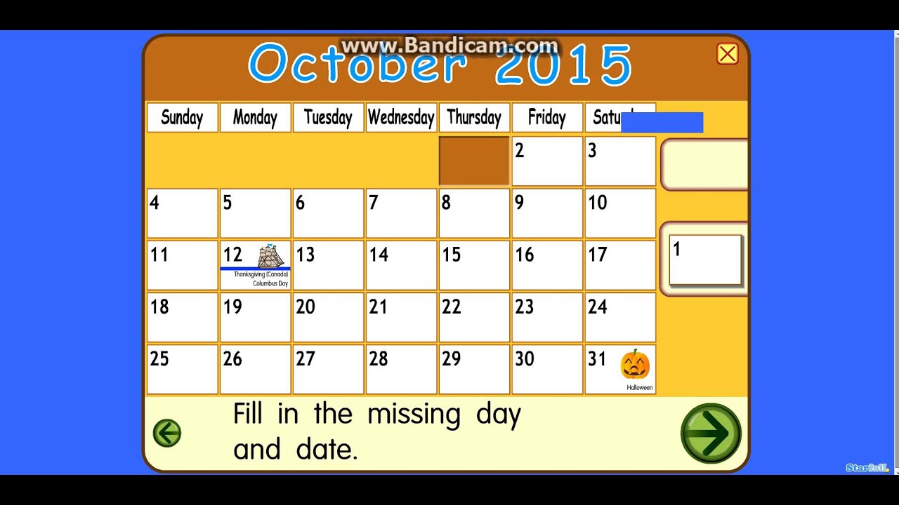 October 2015 is here