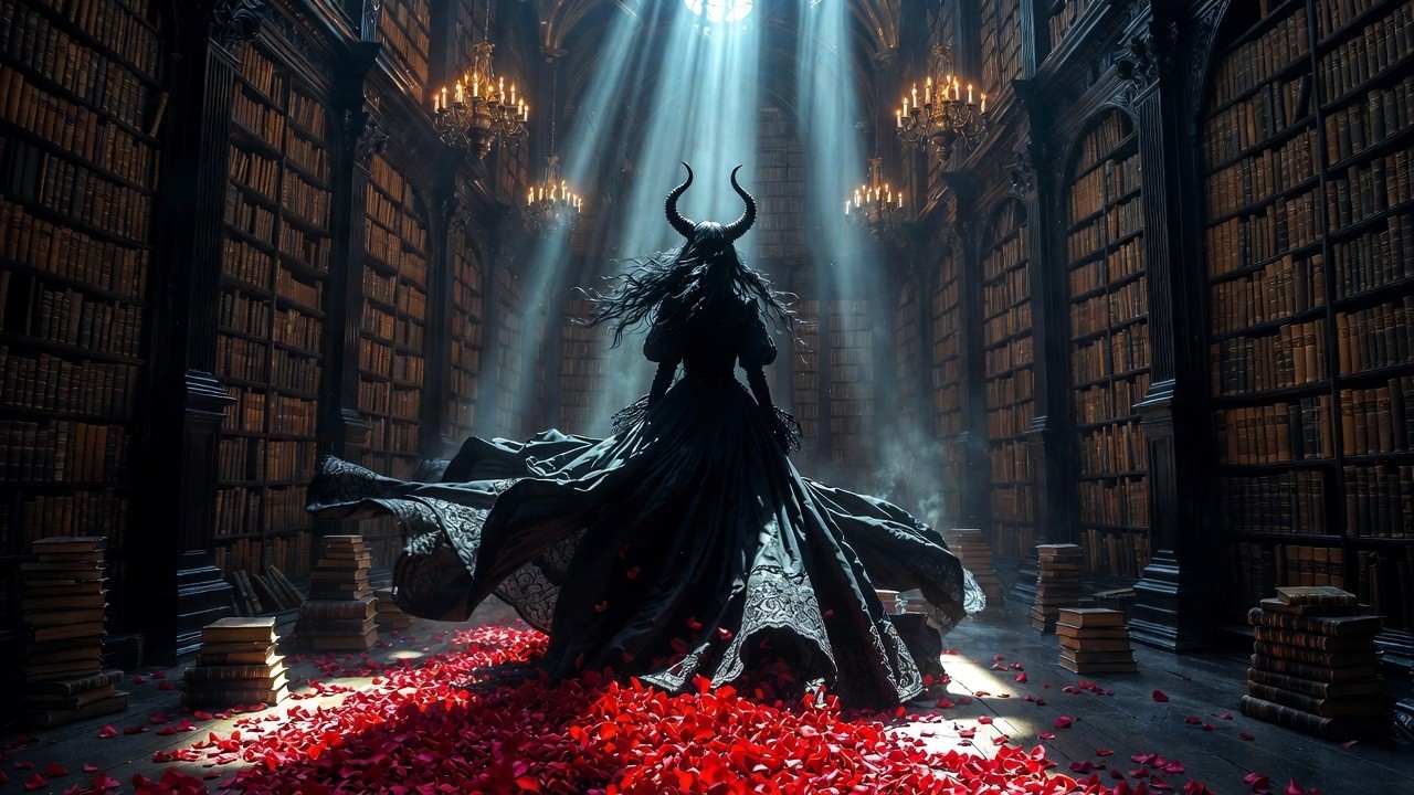Night in The Forbidden Library | Dark Violin and Cello Music for Deep Focus & Writing
