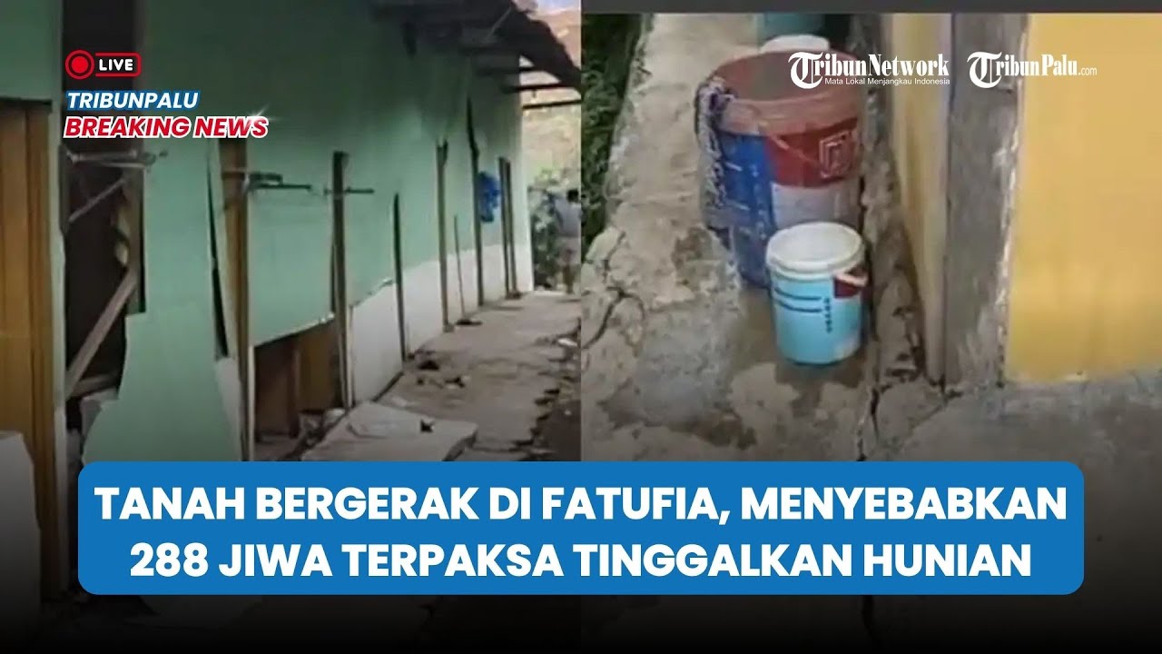 🔴LIVE BREAKINGNEWS: Tanah Bergerak di Desa Fatufia , Menyebabkan 288 Jiwa Terpaksa Tinggalkan Hunian