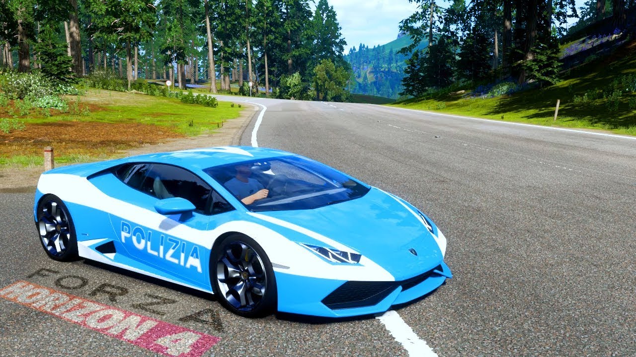 Lamborghini Huracan della POLIZIA - Forza Horizon 4