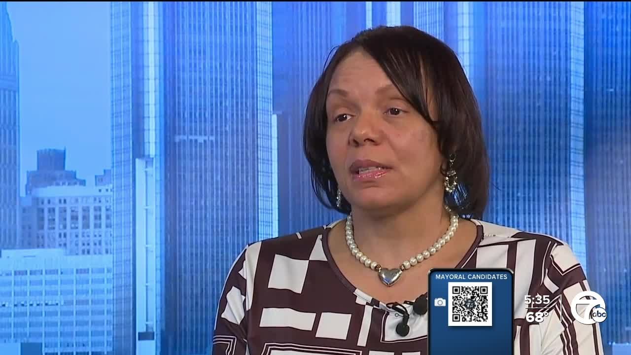 2025 Detroit Mayoral candidate DaNetta Simpson speaks to 7 News Detroit