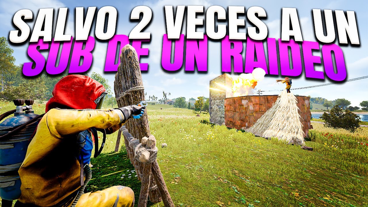 SALVO de un RAIDEO a un SUB 2 Veces - RUST - Calidad 2K