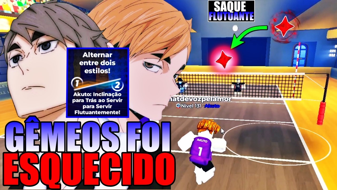 NINGUÉM SABE USAR OS GÊMEOS...! GÊMEOS ESTÁ ESQUECIDO DO VOLLEYBALL LEGENDS?! PARTE 2!
