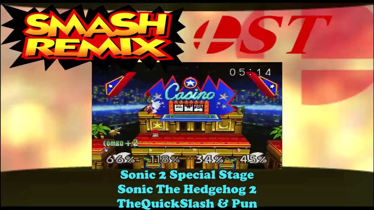 Smash Remix OST Extended - Sonic 2 Special Stage (Sonic The Hedgehog 2) by TheQuickSlash & Pun
