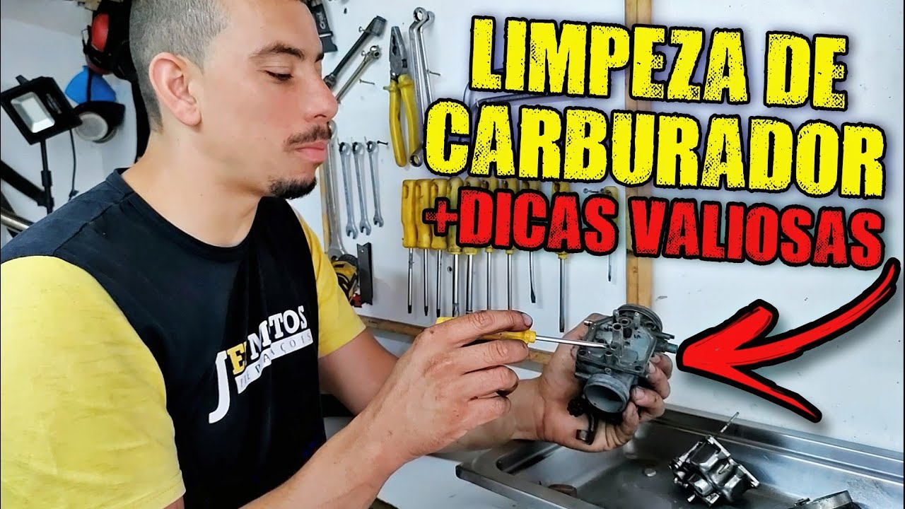 LIMPEZA DE CARBURADOR DO FUÇADÃO E DICAS