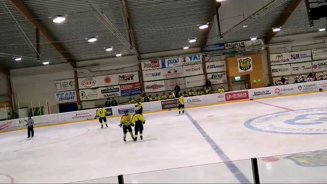 Ice hockey  🏒Division 2 Kraft - Heki l N&auml;rpes Finland l Family Fun WATCH Travel Game Vlog