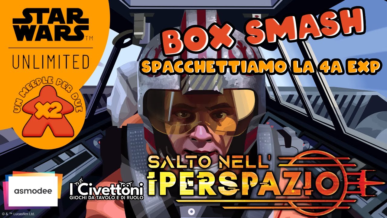 BOX SMASH - Starwars Unlimited Salto nell'Iperspazio (Jump to Lightspeed) Box Opening