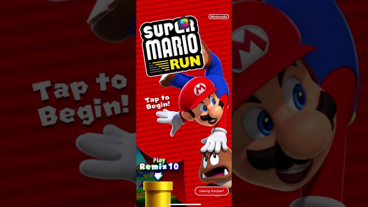 Playing super Mario run !!!! Pt1 