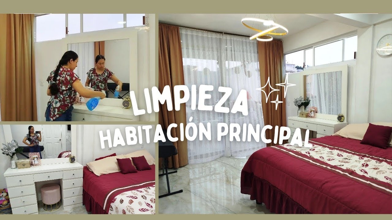 Limpieza profunda de la habitación principal |cuando cuidas tu espacio también estás cuidando de ti✨