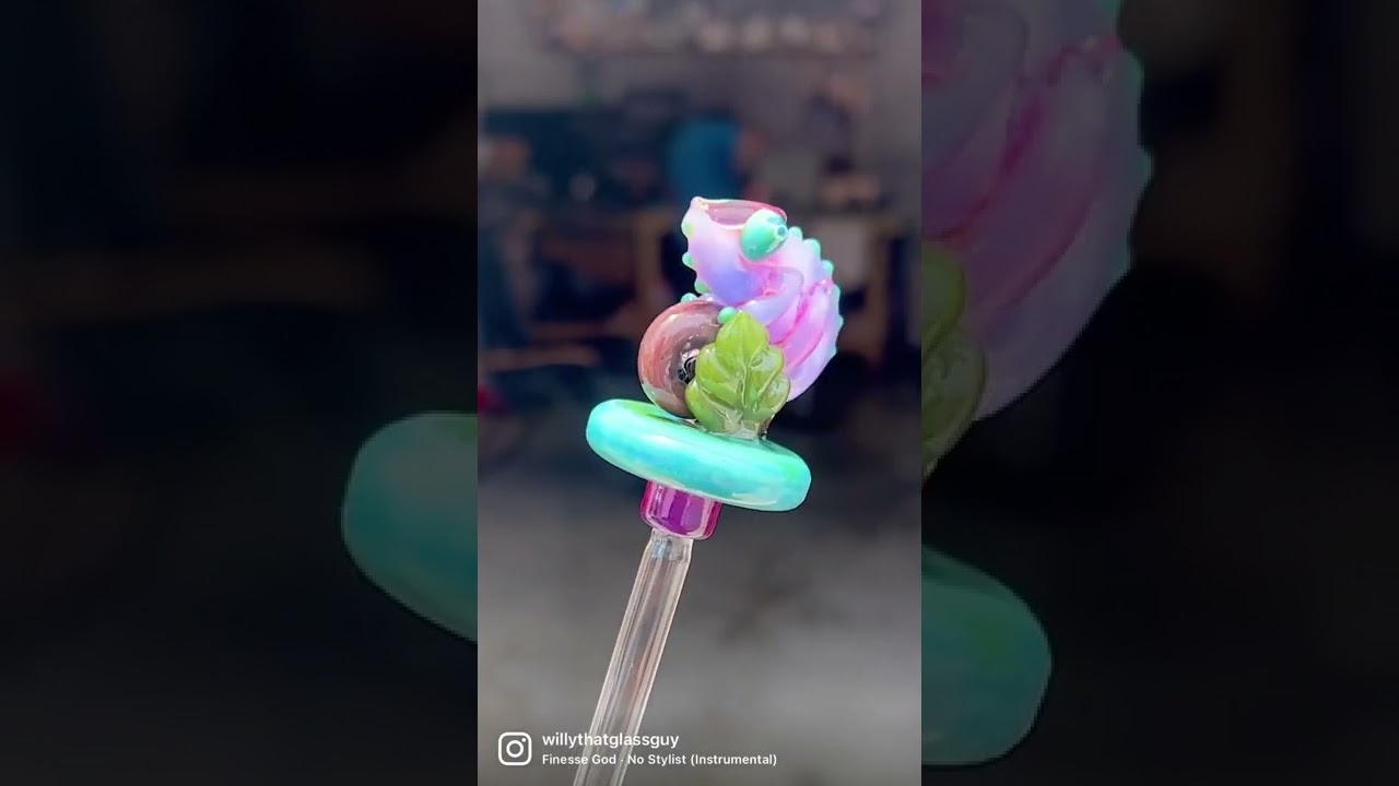 Custom Chameleon Carb Cap / Glass Chameleon