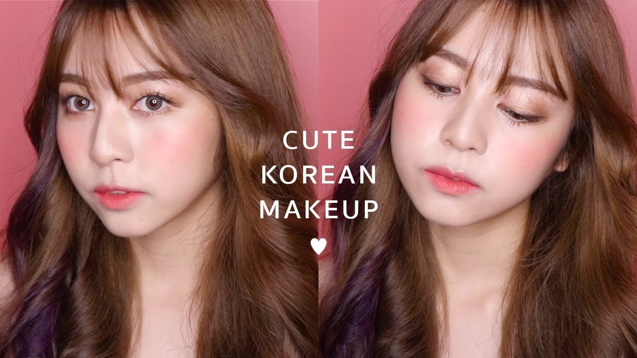 ♡ CUTE KOREAN MAKEUP แต่งหน้าสไตล์นางแบบเกาหลีรับวาเลนไทน์ ♡ | Babyjingko
