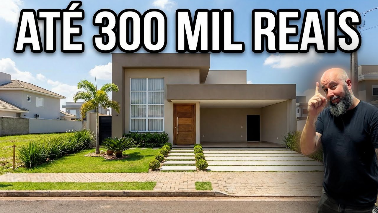CASAS DE CONDOMÍNIO ATÉ 300 MIL REAIS - TOP 10 IMÓVEIS