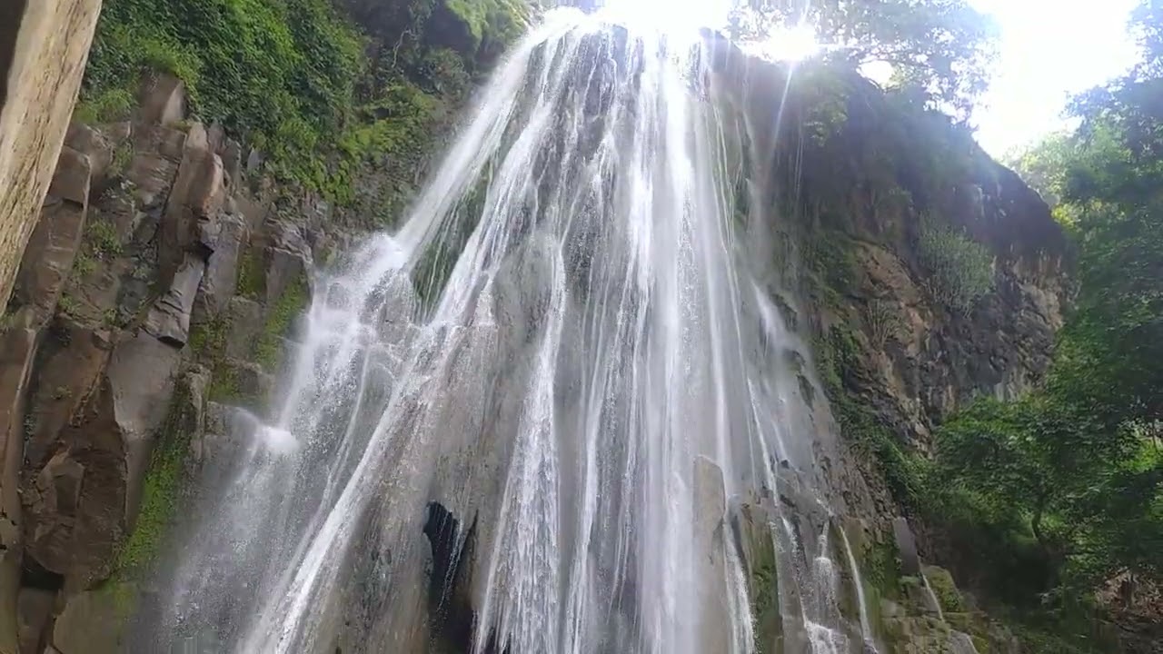 Natural water Fall of Jain Mandir Temple