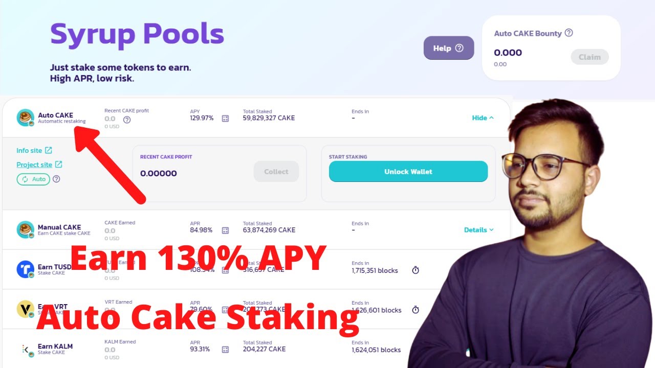 How to Stake Cake in PancakeSwap Using Trust Wallet | Auto-Compounding Syrup Pool  | Hindi/Urdu