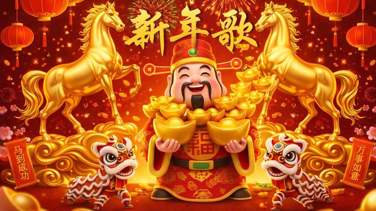 马年贺岁经典老歌合集2026 🎇 每到过年都会响起的熟悉旋律｜越听越有年味｜温馨团圆·回忆满满｜马年精选 ｜Chinese New Year Song 2026