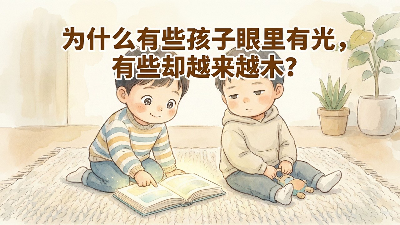 为什么有些孩子眼里有光，有些却越来越木？