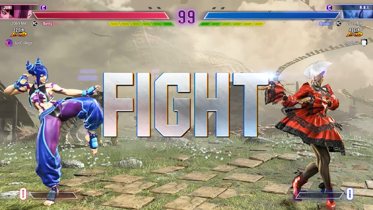 Street Fighter 6 🔥 BETTY (Juri) Vs BROSKI (A.K.I)🔥SF6 High Level Matches!