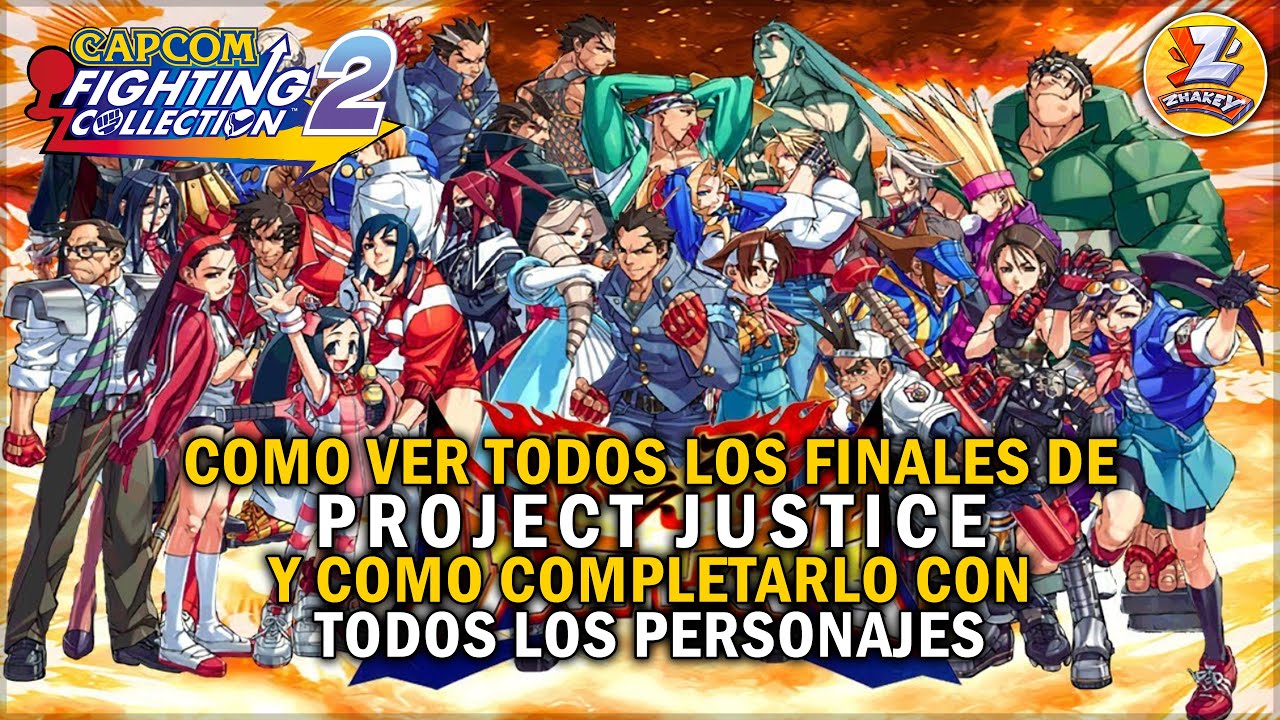 Capcom Fighting Collection 2 - Como completar todos los Finales y Personajes en Project Justice