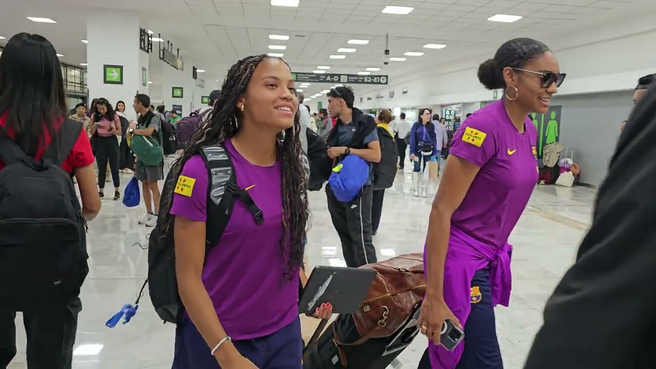 Barcelona Femenino llegó a México con todo y Alexia Putellas y Aitana 