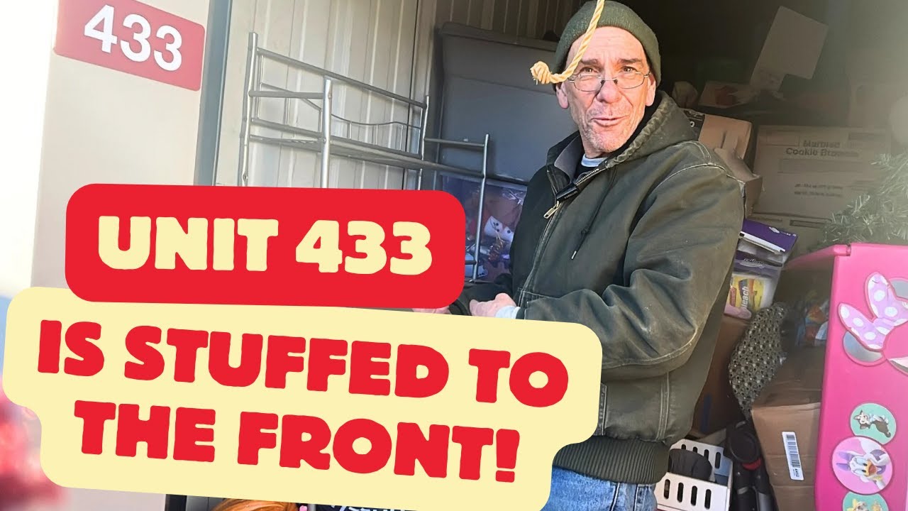 Storage Unit 433 Is Stuffed To The Front | Storage Unit Unboxing For Resale