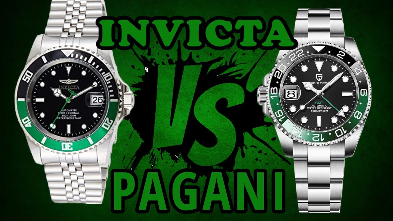 🥊INVICTA vs. PAGANI: Relojes en pugna.