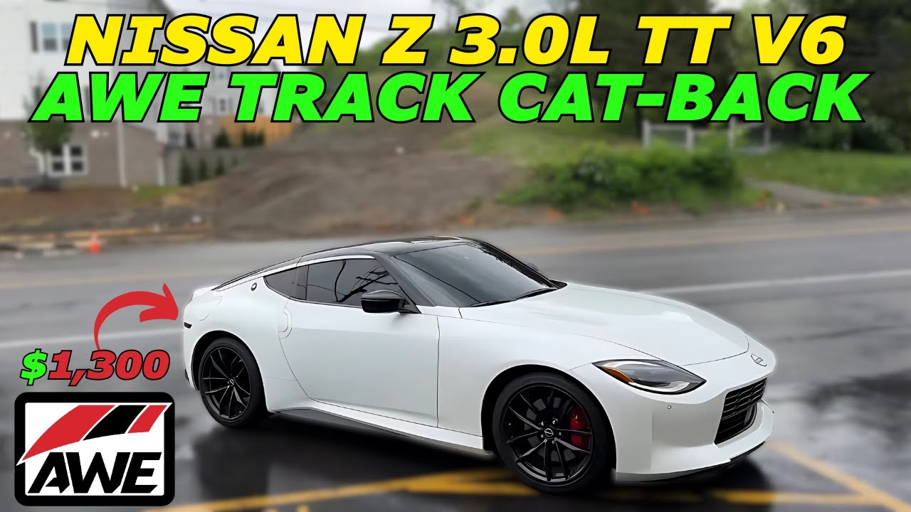 2024 Nissan Z 3.0L Twin Turbo V6 Exhaust Sound w/ AWE Track Cat-Back!