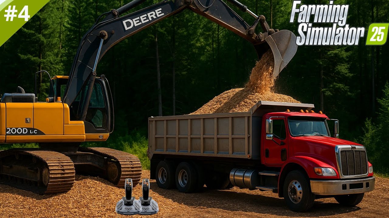 FS25 Wood Chips MADNESS! Agro Forests Logging Day | Farming Simulator 25! Forestry 