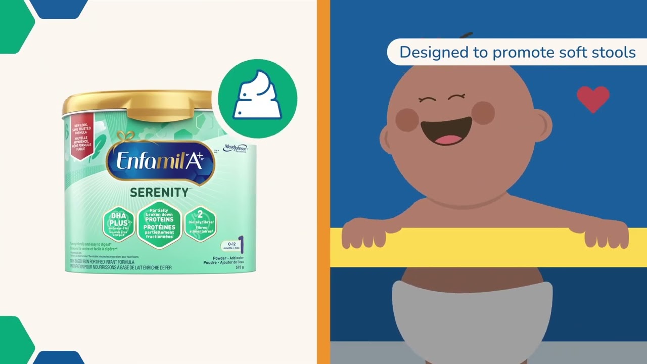 Enfamil A+® Serenity™ is designed to promote soft stools | Enfamil A+ Canada