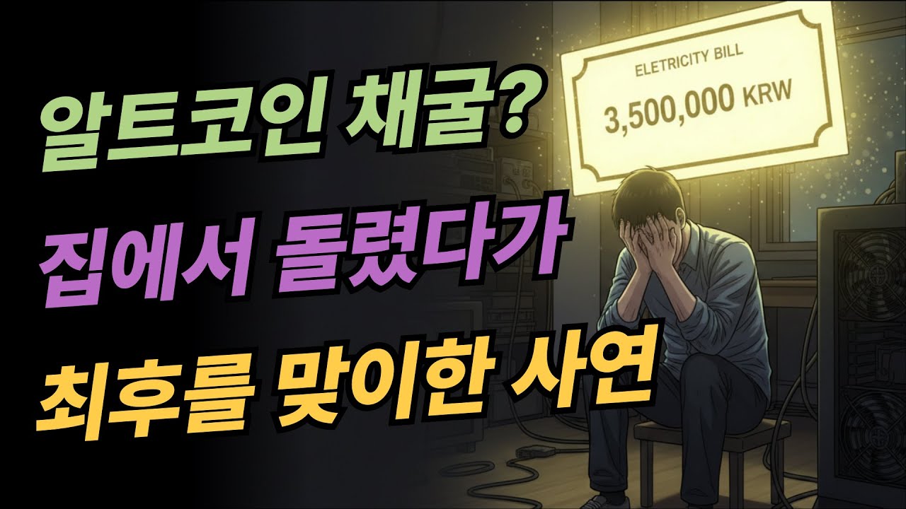 집에서 코인 채굴 하다 최후를 맞이한 사연