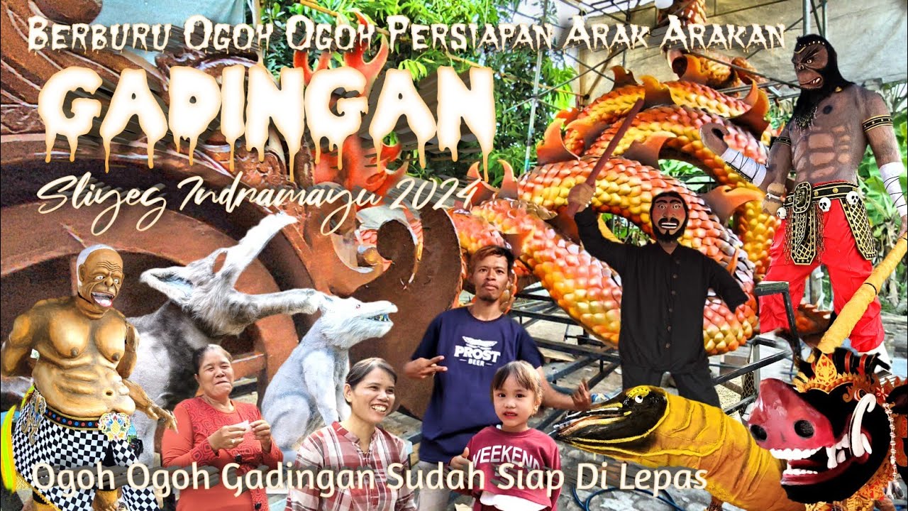 Berburu Ogoh Ogoh ‼️ Persiapan Arak Arakan Ngunjung Buyut Gadingan || Sliyeg Indramayu 2024