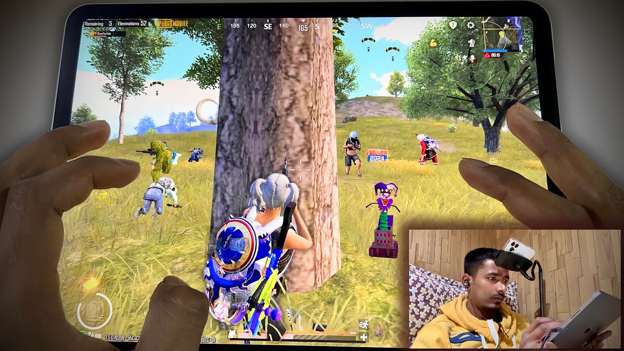 PRO Handcam + Facecam Gameplay 😱 | 2026 Best iPad Pro PUBG Mobile Clutch 🔥