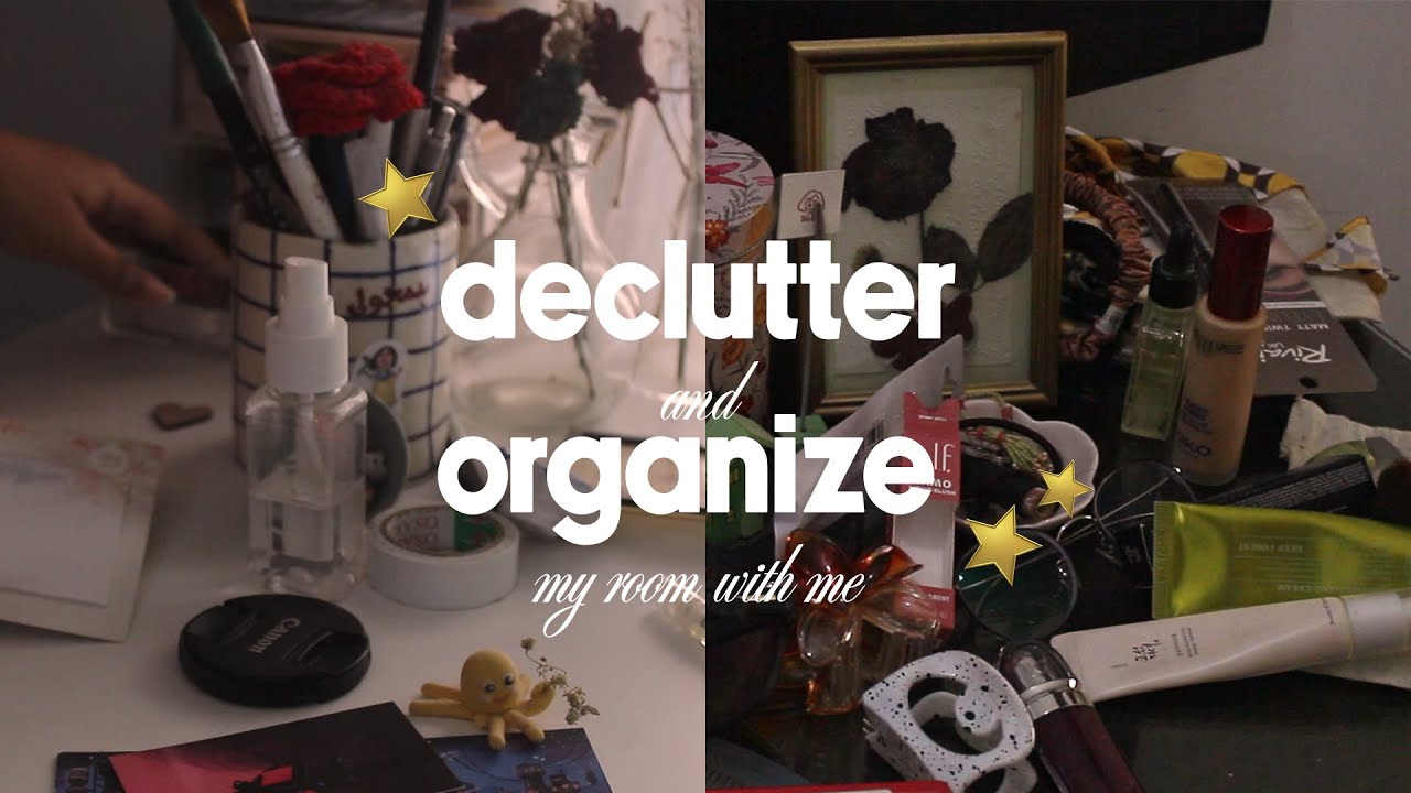 declutter and organize my room with me ✨deep cleaning pt.1