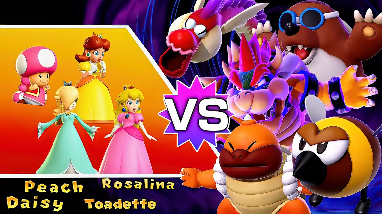 Super Mario Party Jamboree - Boss Rush Toadette Vs The Princesses