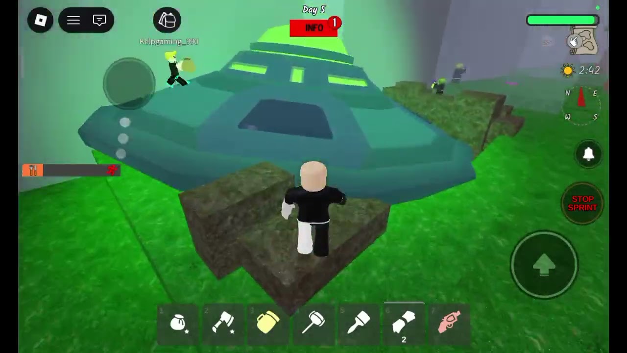 I troll my friend to become my subscriber in 99 nights in the forest funny video